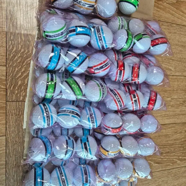 [BUNJANG] Volvik Condor S4 Used Golf Balls (91 count) / 볼빅 콘도로 s4 깔끄미 로스트볼 라운딩용91알
