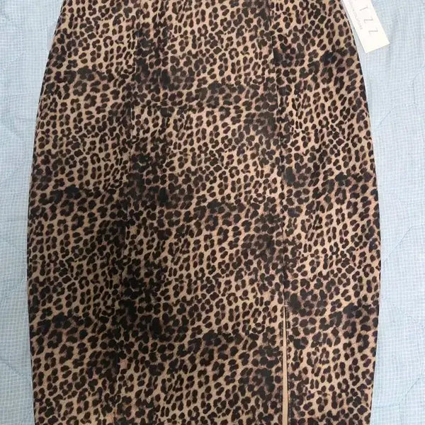 [BUNJANG] LETZZ Leopard Mini Skirt / LETZZ 호피 스커트 55 (새상품)