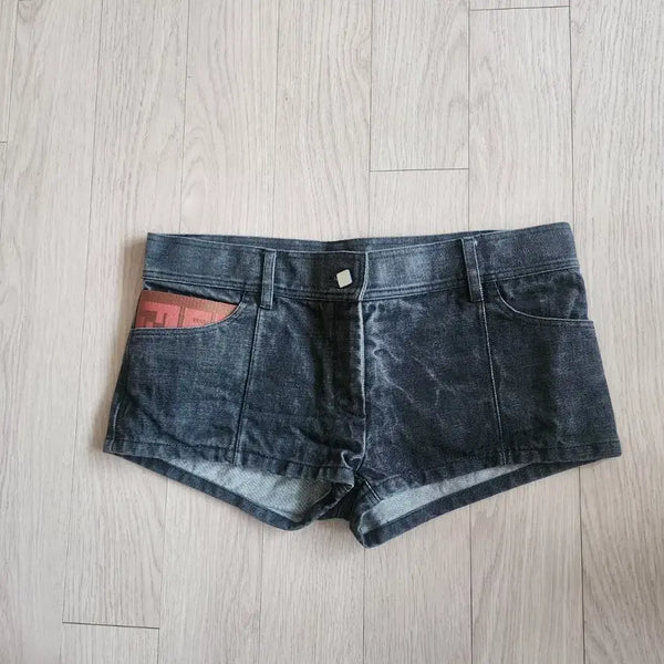 [BUNJANG] Fendi FF Logo Denim Shorts / 펜디 FF 로고 데님 반바지