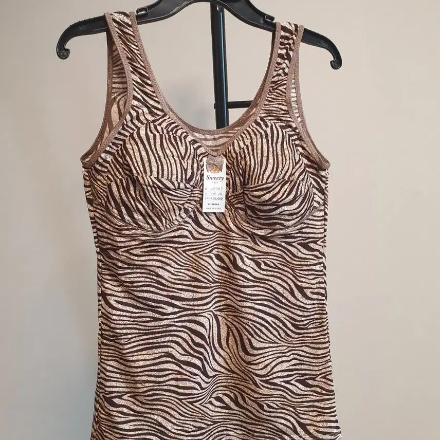 [BUNJANG] Zebra Pattern Women's Bralette 2XL / (새상품)지브라 여성 브라나시 90 2XL