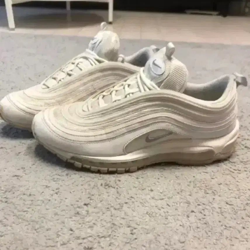 [BUNJANG] Nike Air Max 97 Men's White Sneakers / 나이키 에어맥스97 남성 화이트 스니커즈 275