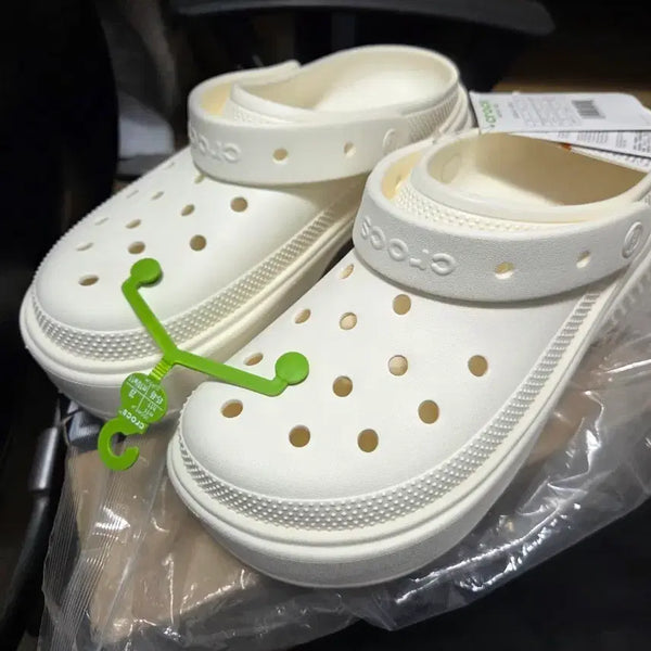 [BUNJANG] Crocs Stomp Clog White M11 (290) / 크록스 스톰프 클로그 화이트 M11 290