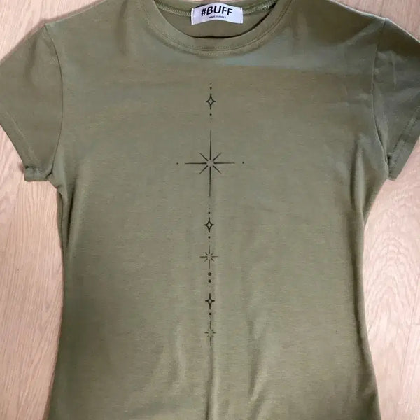 [BUNJANG] Khaki Short-Sleeve T-Shirt / 카키 반팔