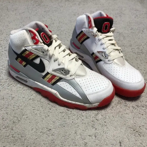 [BUNJANG] Nike Air Trainer Zoom Flight White/Red Basketball Shoes / 나이키 농구화 에어트레이너 줌플 흰빨 275