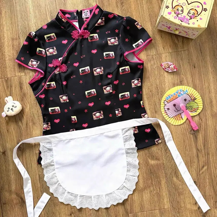 [BUNJANG] Pukka Cheongsam Dress / 뿌까 치파오