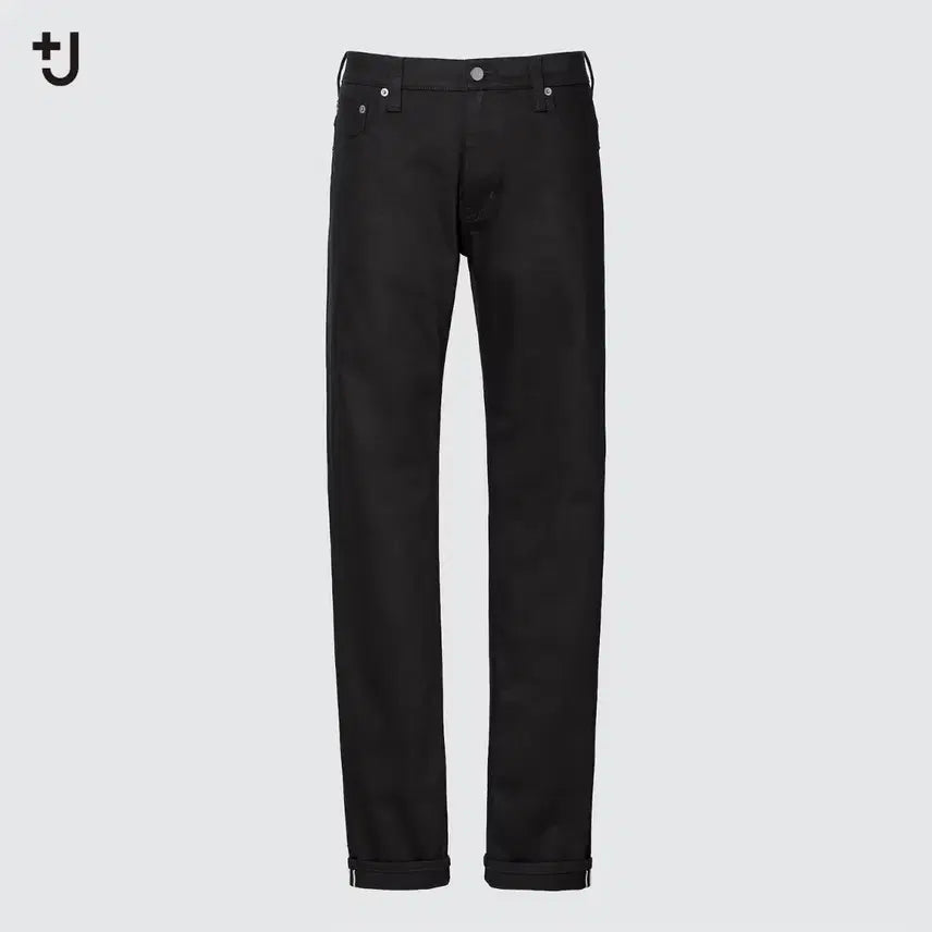 [BUNJANG] Uniqlo +J Selvedge Slim Fit Straight Jeans (Black) / [30] 유니클로 +J 셀비지 슬림핏 스트레이트 진 (블랙)