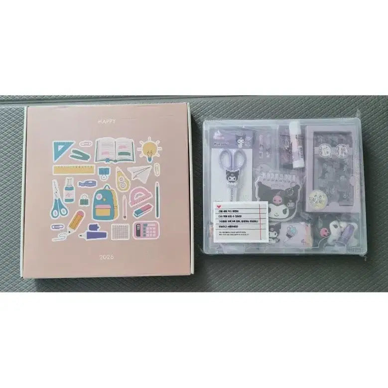 [BUNJANG] Sanrio Kuromi Stationery Set / 산리오 쿠로미 학용품 문구세트