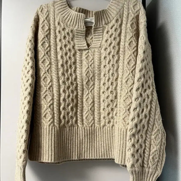 [BUNJANG] Understanding Twisted Knit Sweater / 언더스탠딩 꽈배기 니트