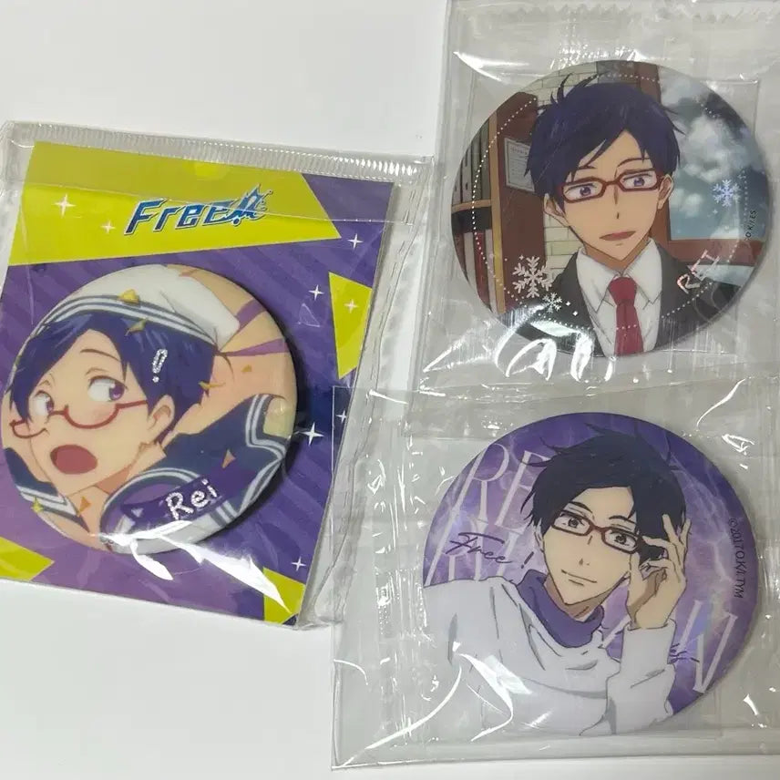 [BUNJANG] Free! Rei Can Magnet Bundle Set / Free!프리 레이 캔자석 마그넷 캔뱃지 일괄