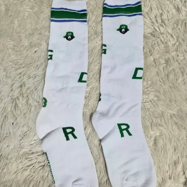 [BUNJANG] Golden Bear White Golf Knee Socks / 새제품 골든베어 흰색 골프 니삭스
