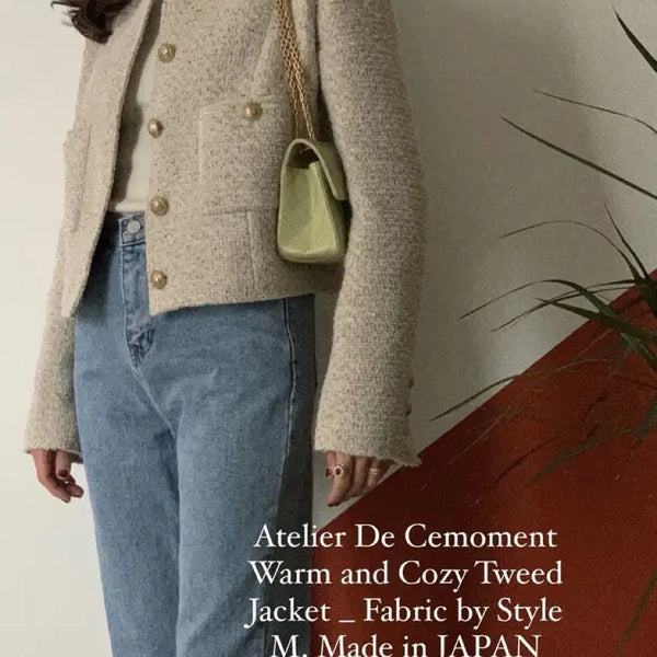 [BUNJANG] Atelier De Cemoment Tweed Jacket Size 34 / 쎄모먼 트위드자켓 618,000