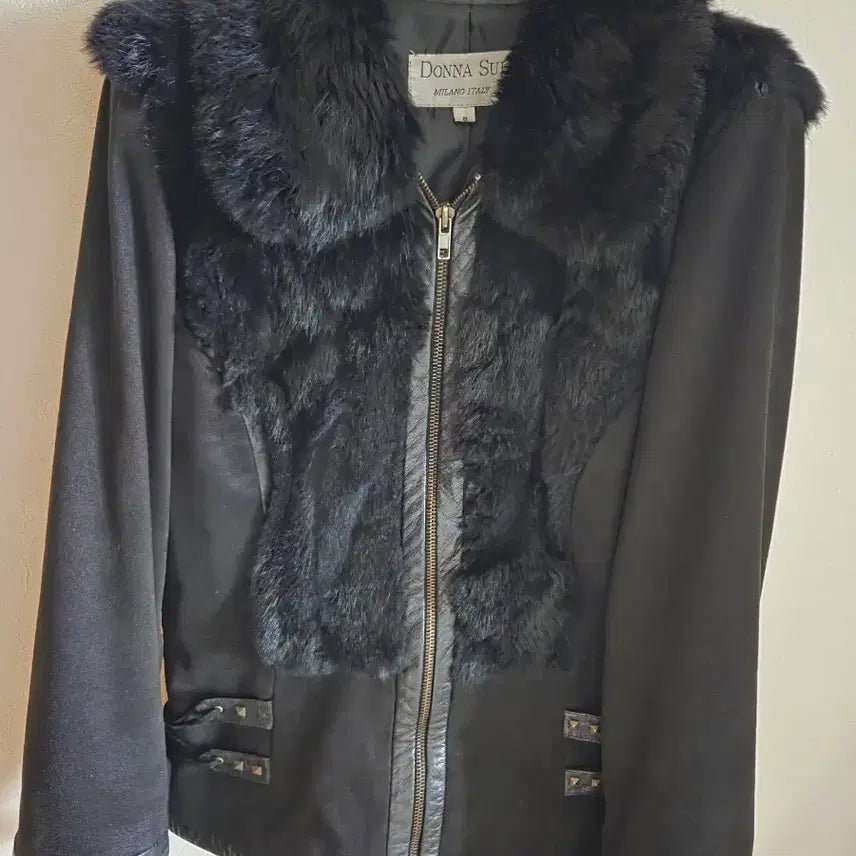 [BUNJANG] DONNA SUI Vintage Goth-Punk Faux Fur Jacket / DONNA SUI 빈티지 고스펑크 퍼자켓 s