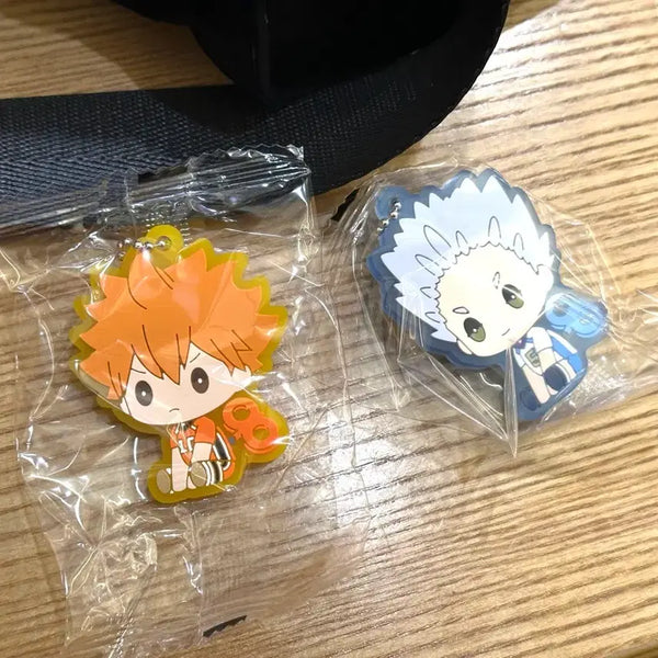 [BUNJANG] Haikyuu!! Petatto Rubber Charm Bundle Set Hinata Kageyama / [미개봉/일괄] 하이큐 페탓토 러버참 가챠 히나타 호시우미