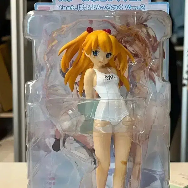 [BUNJANG] Asuka Langley Soryu School Swimsuit Figure (Vintage Beauty Mizu Extra) / 에반게리온 고전 아스카 스쿨 수영복 피규어 고전미소녀 미즈 엑스트라