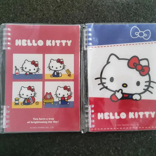 [BUNJANG] Sanrio Hello Kitty A5 Hardcover 10-Hole Binder Notebook / 산리오 헬로키티 A5 하드커버 10공 노트