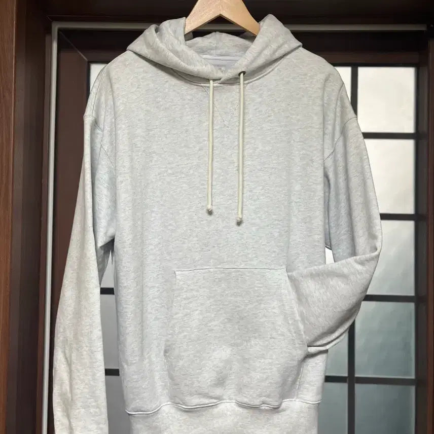 [BUNJANG] Outstanding Authentic Comfort Hoodie Melange Grey L / 아웃스탠딩 후드티 L