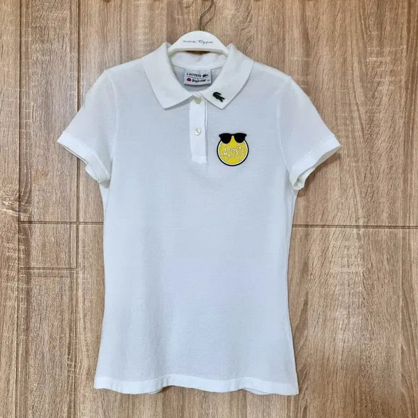 [BUNJANG] Lacoste Collaboration Short-Sleeve Polo Shirt / 라코스테 콜라보 반팔 카라티