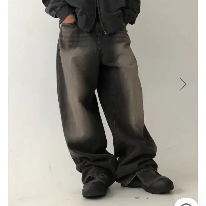 [BUNJANG] New Chief Chic Denim Wide Fit Pants S / 뉴치프시크 데님 s