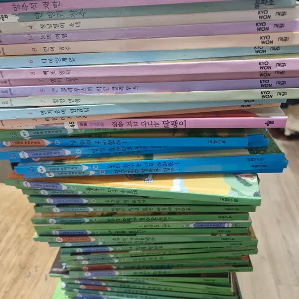 [BUNJANG] Kyowon Smart Story Reading Fairy Tales Collection with English Cards / 교원 스마트 이야기 독서 동화책 모음과 영어카드 판매합니다