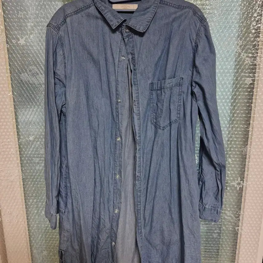 [BUNJANG] LEADERJACK Denim Long Shirt / LEADERJACK 데님 롱 셔츠