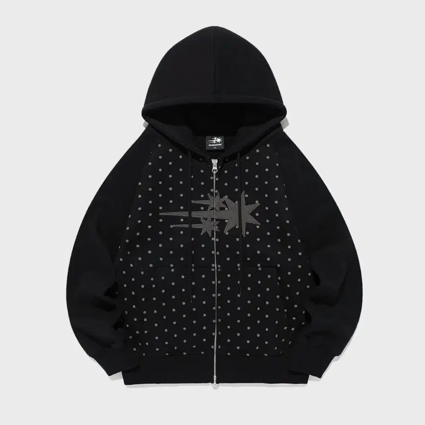 [BUNJANG] NICE GHOST CLUB Dot Hoodie Zip-up M / 나이스고스트클럽 나고클 도트 후드집업 M