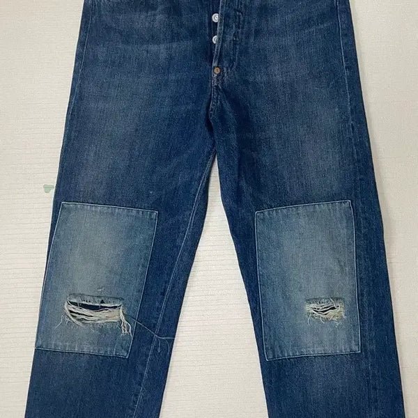 [BUNJANG] Levi's Vintage Clothing (LVC) 1915 Oak Custom 100th Anniversary Patchwork Jeans / LVC 15501 100주년 커스텀 패치워크 리바이스 빈티지 클로딩
