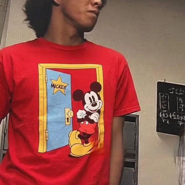 [BUNJANG] Vintage 90s Hanes Mickey Mouse Single Stitch T-Shirt XL / 빈티지 USA 90s Hanes 헤인즈 미키마우스 싱글스티치 티셔츠 XL