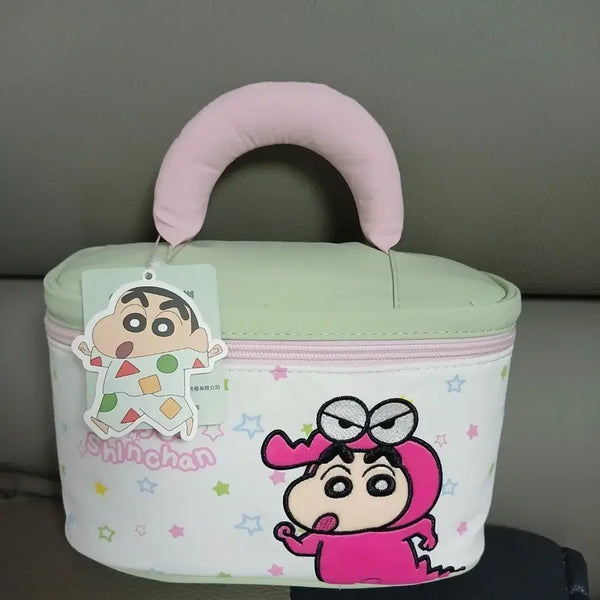 [BUNJANG] Crayon Shin-chan Character Pouch Cosmetic Bag / 짱구 캐릭터 파우치 화장품 가방