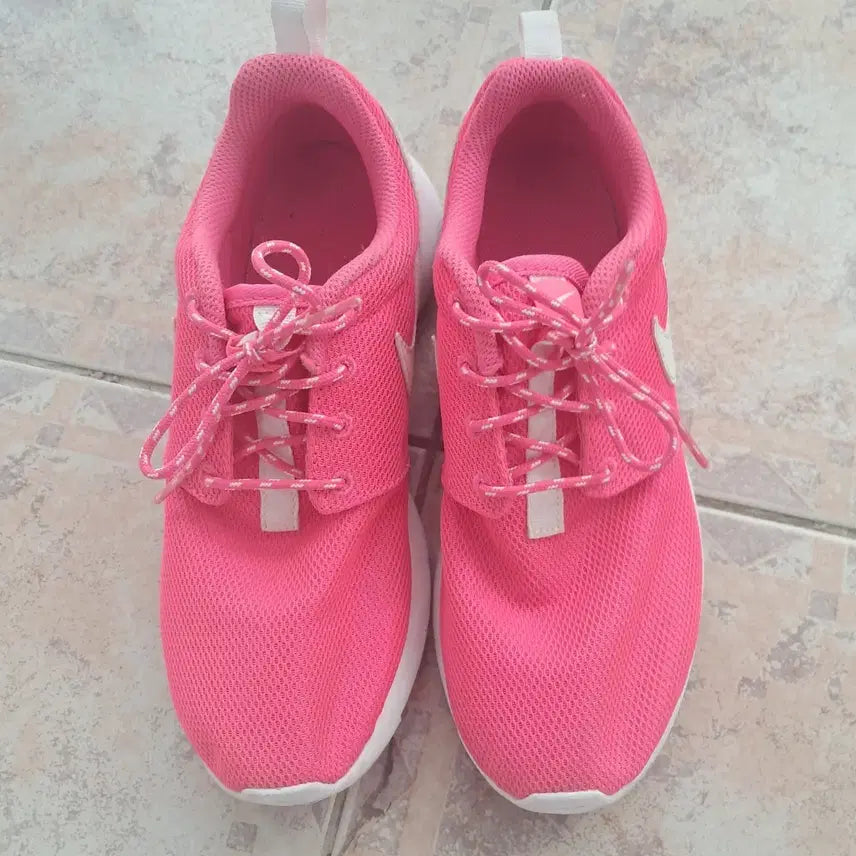 [BUNJANG] Nike Roshe Run Pink Women's Sneakers / 나이키 로쉐런 핑크 여성 운동화