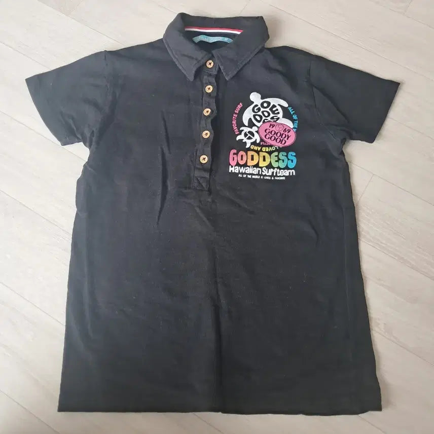[BUNJANG] TEAM GODDESS T-shirt Size M / TEAM GODDESS 카라티 M 사이즈
