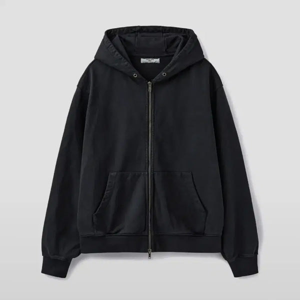 [BUNJANG] UNIONBLUE OLDEST HOOD ZIP UP (INK BLACK) / (구매) 유니온블루 OLDEST HOOD ZIP UP [INK BLACK