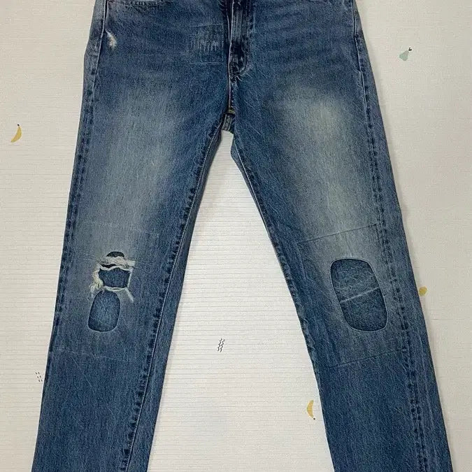 [BUNJANG] Levi's Vintage Clothing (LVC) 501 Repaired Patchwork Custom Jeans / LVC 54501 리페어 패치워크 커스텀 빈티지 리바이스 클로딩