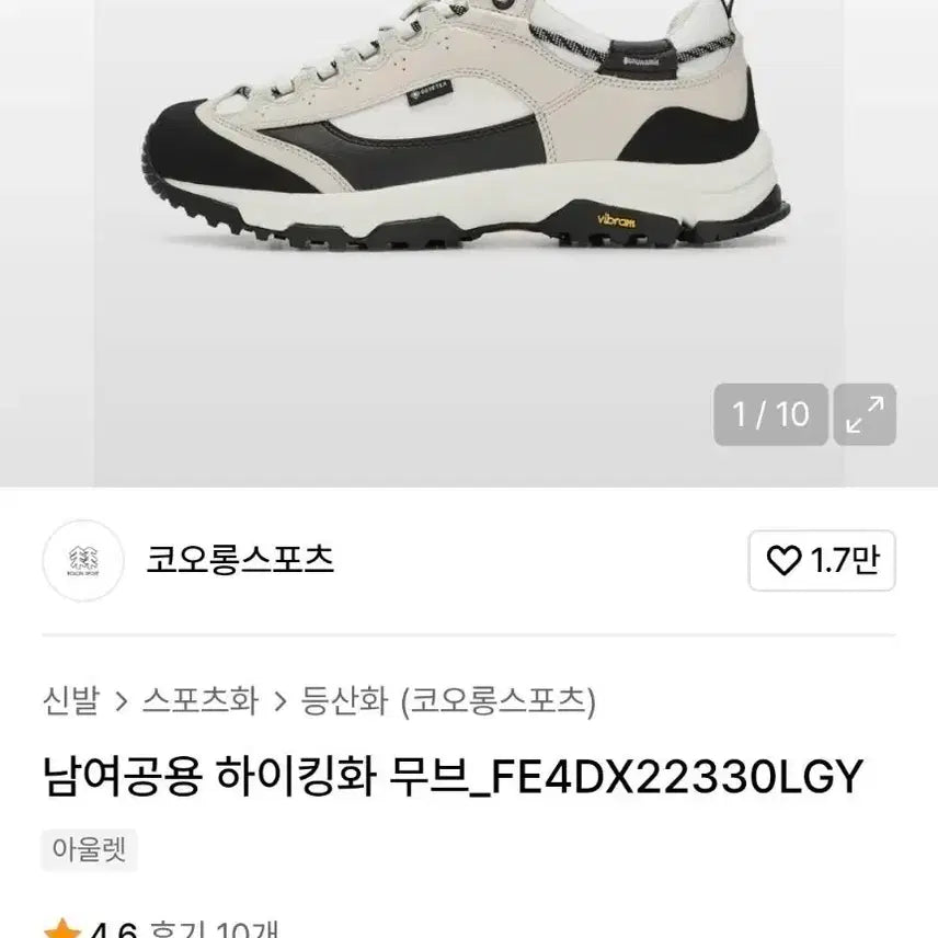 [BUNJANG] Kolon Sport Move Gore-Tex Hiking Boots / 코오롱 하이킹화 무브 고어테스 등산화