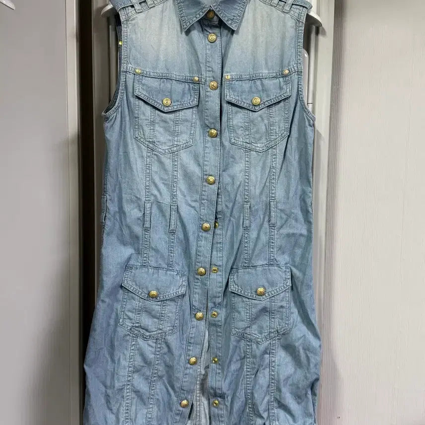 [BUNJANG] Balmain Denim Dress / 발망 데님 원피스