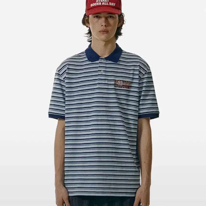 [BUNJANG] TNGT Lost Count Polo Sky Blue T-shirt / 테켓 폴로티 s