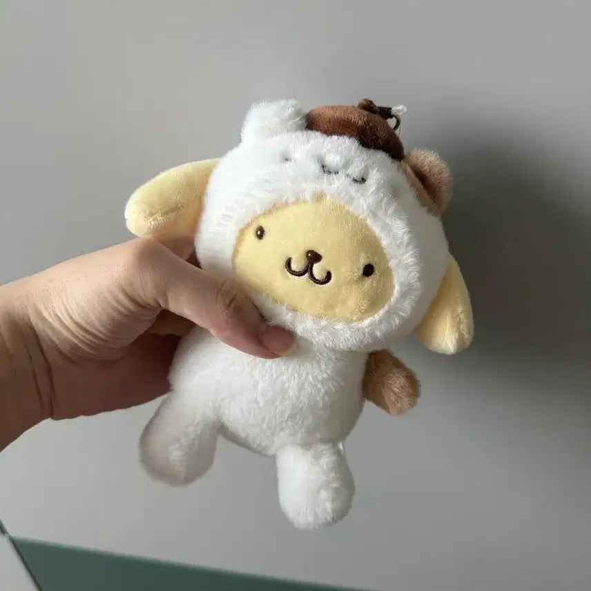 [BUNJANG] Sanrio Pompompurin Birthday Muffin Plush Charm / 폼폼푸린 생일 머핀 친구와 함께 가요