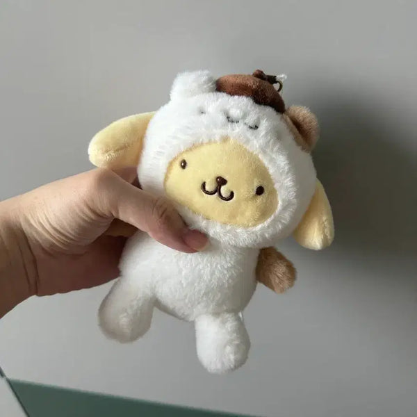 [BUNJANG] Sanrio Pompompurin Birthday Muffin Plush Charm / 폼폼푸린 생일 머핀 친구와 함께 가요