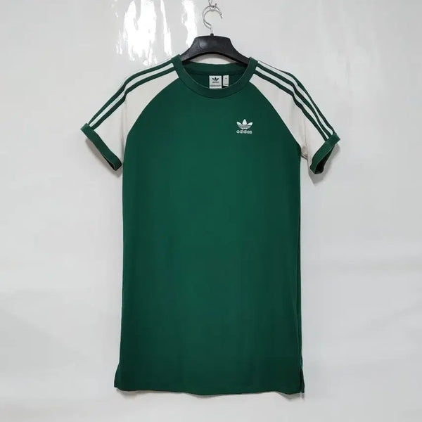 [BUNJANG] Adidas Raglan Three-Stripes Long Sleeve T-Shirt / adidas 아디다스 나그랑 삼선 반팔라운드 롱티