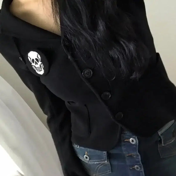 [BUNJANG] Hysteric Glamour Skull Cardigan / 히스테릭 글래머 스컬 가디건