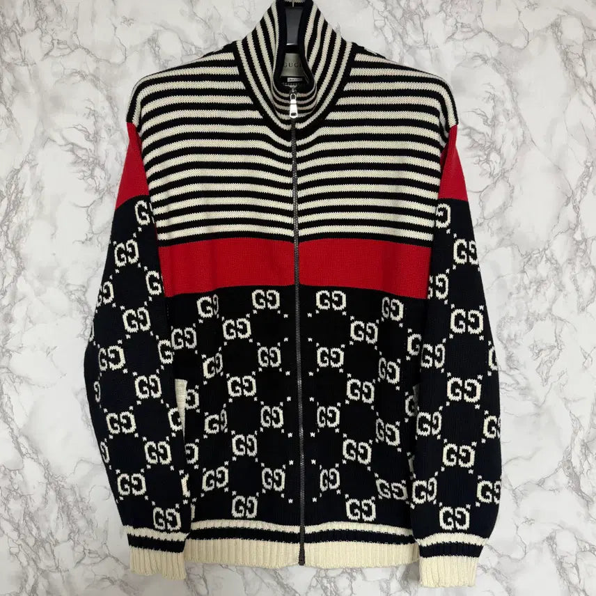 [BUNJANG] Gucci GG Stripe Zip-Up Jacket (XL) / [XL] 구찌 545701 GG 스트라이프 집업