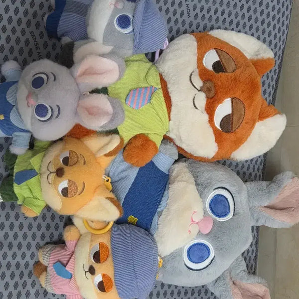 [BUNJANG] Zootopia Nick Wilde & Judy Hopps Plush Bundle Set / 일괄)주토피아 닉,주디 인형