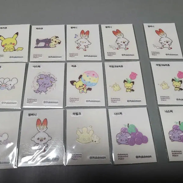 [BUNJANG] Pokemon Pocket Piece Ttibu Seal Bundle Set / 포켓피스 포켓몬 띠부씰 팝니다.
