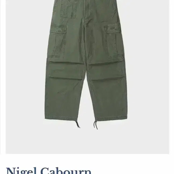 [BUNJANG] Nigel Cabourn Amica Cargo Ripstop Pigment Green Cargo Pants / (34) 나이젤카본 아미카고 립스탑 피그먼트 그린