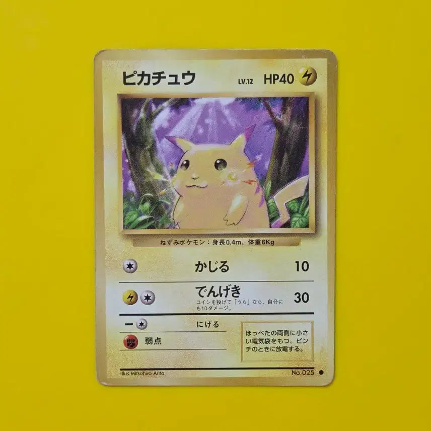 [BUNJANG] Pokemon Card 1996 Large Pikachu Japanese / 포켓몬카드 1996 큰 피카츄 일판 일본판9