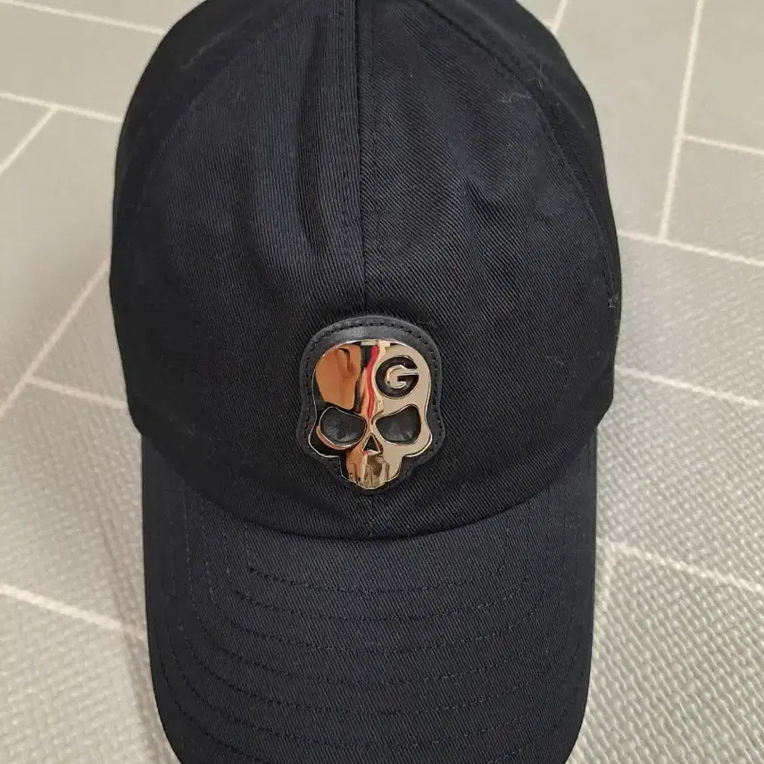 [BUNJANG] Monsterzy Black Skull Ball Cap / 몬스터지 블랙 스컬 볼캡