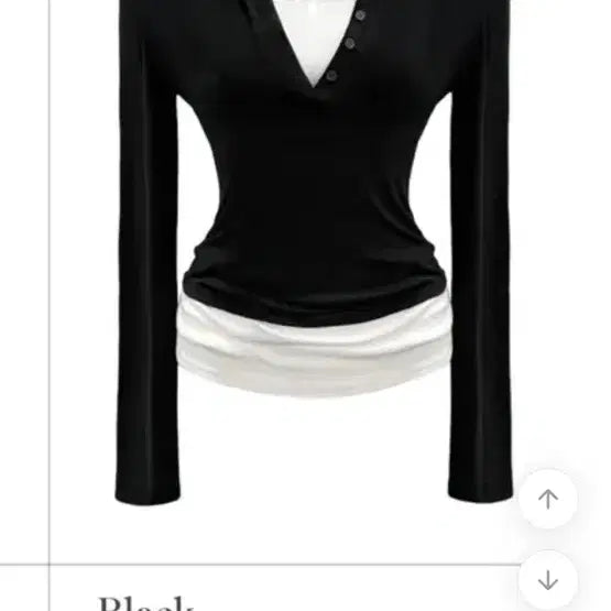 [BUNJANG] Avely Layered Tight T-Shirt / 에이블리 레이어드 쫄티