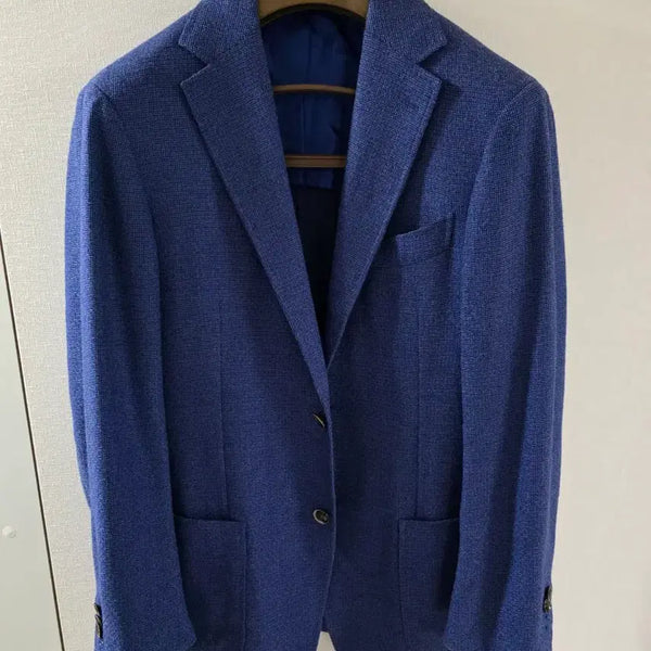 [BUNJANG] Ring Jacket Sartoria Ring Blue Navy Wool Silk Mohair Linen Blend Sport Coat / 링자켓 사르토리아링 블루네이비 울실모린 스포츠코트