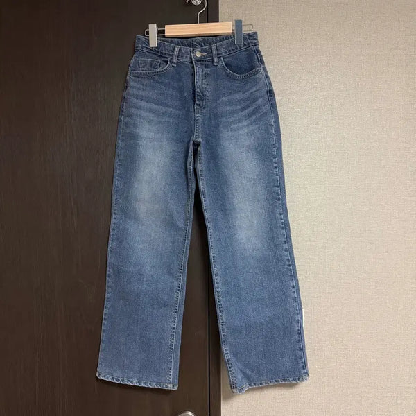 [BUNJANG] Gracyk Women's Mid-Blue Straight Leg Jeans / [S]그레이시크 여성 중청 일자바지/상태 좋음