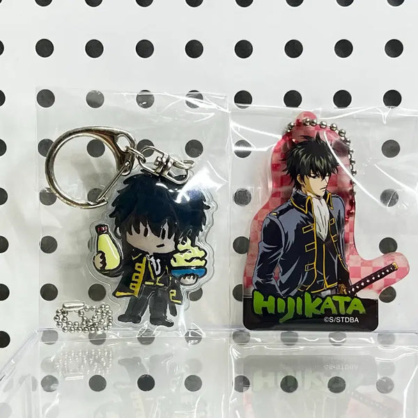 [BUNJANG] Gintama Hijikata Toushirou Fukuri Marukering Acrylic Charm Set / 급처)은혼월드 히지카타 풋쿠리 말랑키링 아크릴 키링 일괄