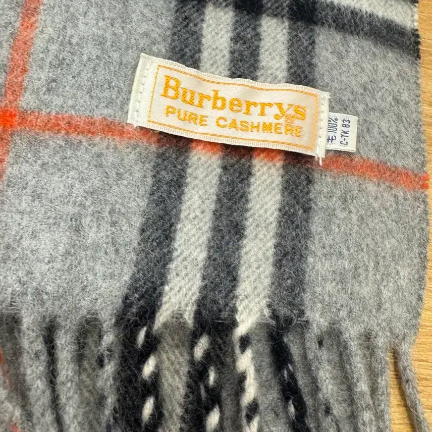 [BUNJANG] Burberry Cashmere Check Scarf / 버버리 캐시미어체크머플러